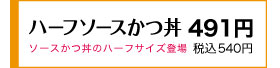 海老とカツを贅沢に！ 880円(税込968円)