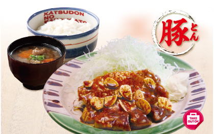 豚テキ定食